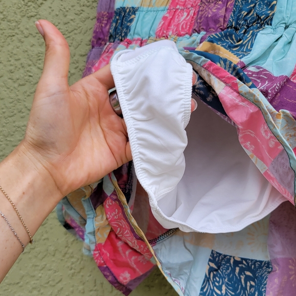 Free People FP Movement High Waist The Way Home Patchwork Running Shorts - Picture 2 of 3